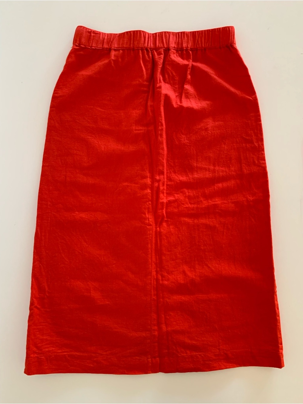 Red Button-Front Women's Universal Thread Midi Skirt - Picture 2 of 2